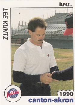 1990 Best Canton-Akron Indians #3 Lee Kuntz  Front
