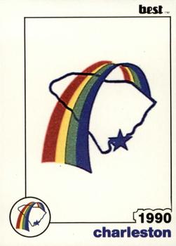 1990 Best Charleston Rainbows #28 Checklist  Front