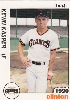 1990 Best Clinton Giants #17 Kevin Kasper  Front