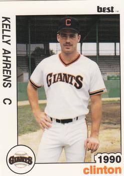 1990 Best Clinton Giants #3 Kelly Ahrens  Front