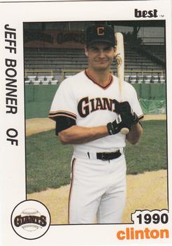1990 Best Clinton Giants #5 Jeff Bonner  Front