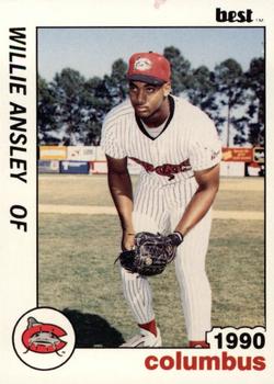 1990 Best Columbus Mudcats #1 Willie Ansley  Front