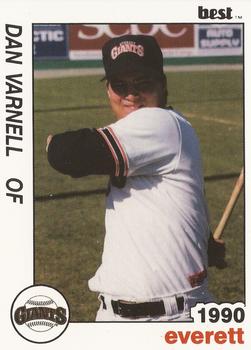 1990 Best Everett Giants #2 Dan Varnell  Front