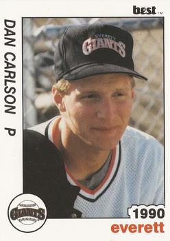 1990 Best Everett Giants #3 Dan Carlson  Front