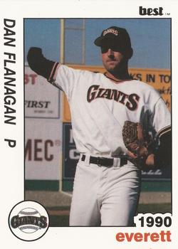 1990 Best Everett Giants #4 Dan Flanagan  Front