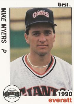 1990 Best Everett Giants #9 Mike Myers  Front