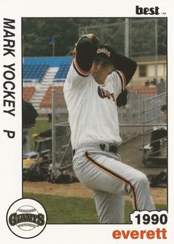 1990 Best Everett Giants #12 Mark Yockey  Front