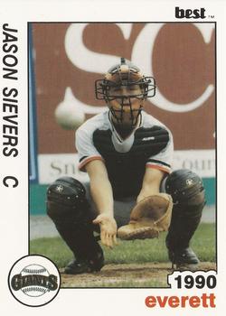 1990 Best Everett Giants #15 Jason Sievers  Front