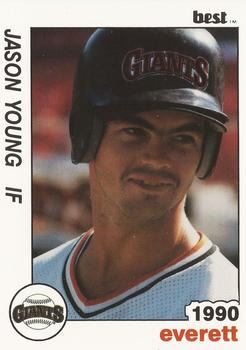 1990 Best Everett Giants #21 Jason Young  Front