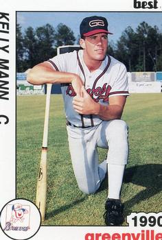 1990 Best Greenville Braves #9 Kelly Mann  Front