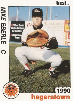 1990 Best Hagerstown Suns #4 Mike Eberle  Front