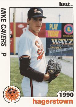 1990 Best Hagerstown Suns #25 Mike Cavers  Front
