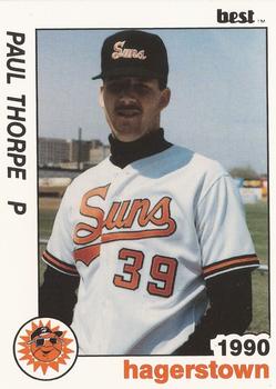 1990 Best Hagerstown Suns #26 Paul Thorpe  Front