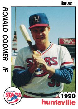 1990 Best Huntsville Stars #16 Ron Coomer  Front