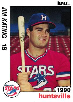 1990 Best Huntsville Stars #17 Jim Kating  Front