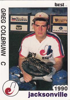 1990 Best Jacksonville Expos #1 Greg Colbrunn  Front