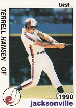 1990 Best Jacksonville Expos #9 Terrel Hansen  Front