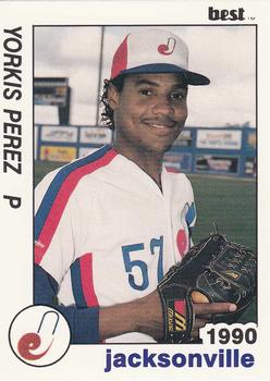 1990 Best Jacksonville Expos #22 Yorkis Perez  Front