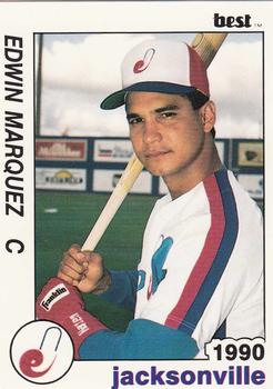 1990 Best Jacksonville Expos #29 Edwin Marquez  Front