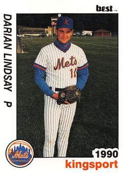 1990 Best Kingsport Mets #2 Darian Lindsay  Front