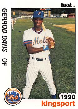 1990 Best Kingsport Mets #3 Gerrod Davis  Front