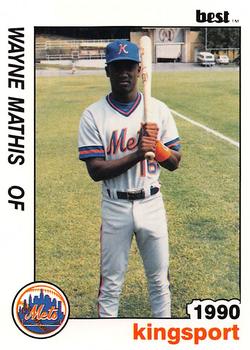 1990 Best Kingsport Mets #4 Wayne Mathis  Front