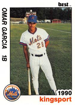 1990 Best Kingsport Mets #13 Omar Garcia  Front