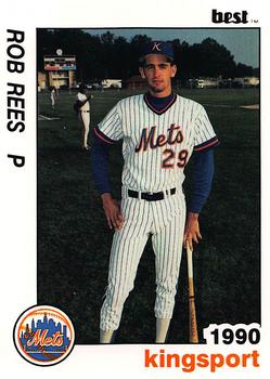 1990 Best Kingsport Mets #14 Rob Rees  Front