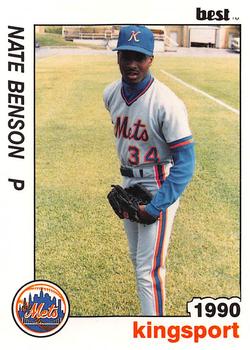 1990 Best Kingsport Mets #18 Nate Benson  Front