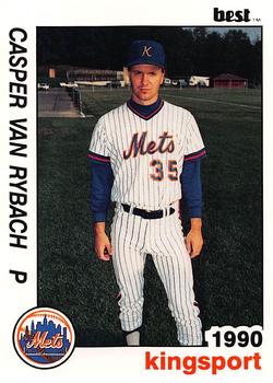 1990 Best Kingsport Mets #19 Caspar Van Rynbach  Front
