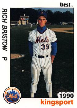 1990 Best Kingsport Mets #21 Rich Bristow  Front