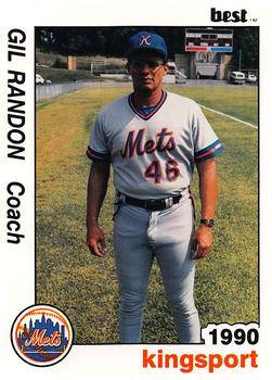 1990 Best Kingsport Mets #26 Gil Rondon Front