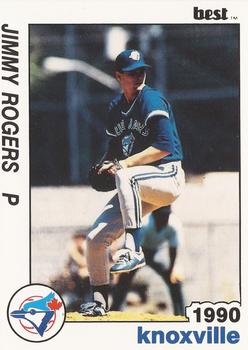 1990 Best Knoxville Blue Jays #2 Jimmy Rogers  Front
