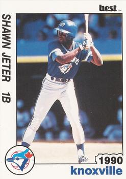 1990 Best Knoxville Blue Jays #6 Shawn Jeter  Front
