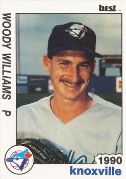 1990 Best Knoxville Blue Jays #18 Woody Williams  Front