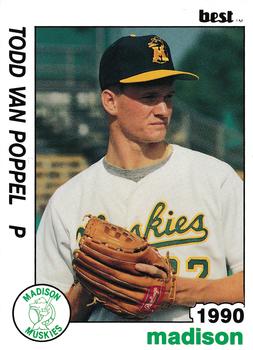 1990 Best Madison Muskies #1 Todd Van Poppel  Front