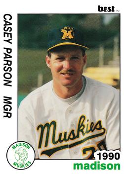 1990 Best Madison Muskies #25 Casey Parsons Front