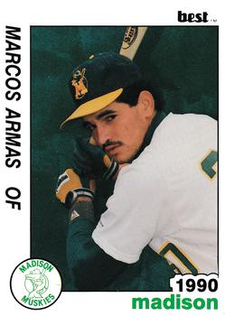 1990 Best Madison Muskies #4 Marcos Armas  Front