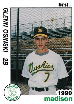 1990 Best Madison Muskies #8 Glenn Osinski  Front