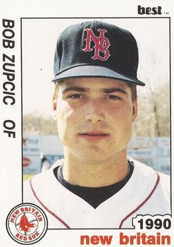 1990 Best New Britain Red Sox #6 Bob Zupcic  Front