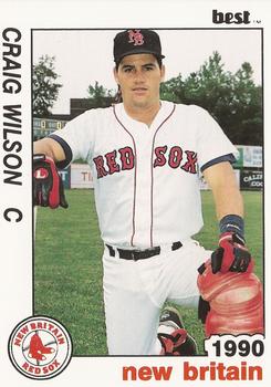 1990 Best New Britain Red Sox #8 Craig Wilson  Front