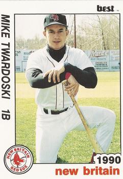 1990 Best New Britain Red Sox #9 Mike Twardoski  Front