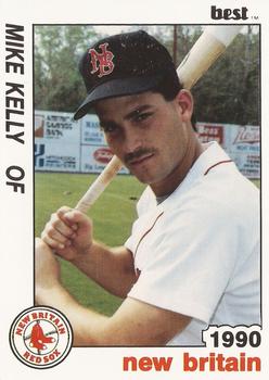 1990 Best New Britain Red Sox #11 Mike Kelly  Front