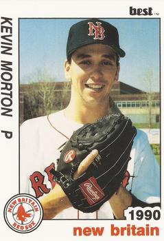 1990 Best New Britain Red Sox #14 Kevin Morton  Front