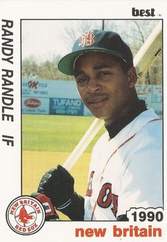 1990 Best New Britain Red Sox #19 Randy Randle  Front