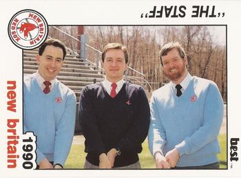 1990 Best New Britain Red Sox #28 The Staff  Front