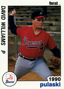 1990 Best Pulaski Braves #12 David Williams  Front