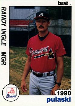 1990 Best Pulaski Braves #26 Randy Ingle Front