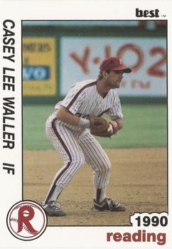 1990 Best Reading Phillies #19 Casey Waller  Front