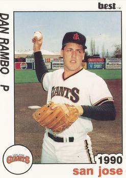 1990 Best San Jose Giants #23 Dan Rambo  Front